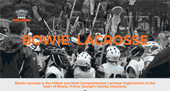 Desktop Screenshot of bowielacrosse.com