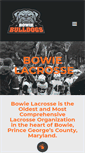 Mobile Screenshot of bowielacrosse.com